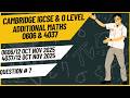 0606/12 &amp; 4037/12 Oct Nov 2025 Q7 | Equation of a Circle | IGCSE Add Maths