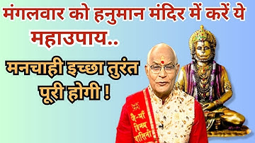 मंगलवार को हनुमान मंदिर में करें ये महाउपाय..मनचाही इच्छा तुरंत पूरी होगी !।Pandit Suresh Pandey