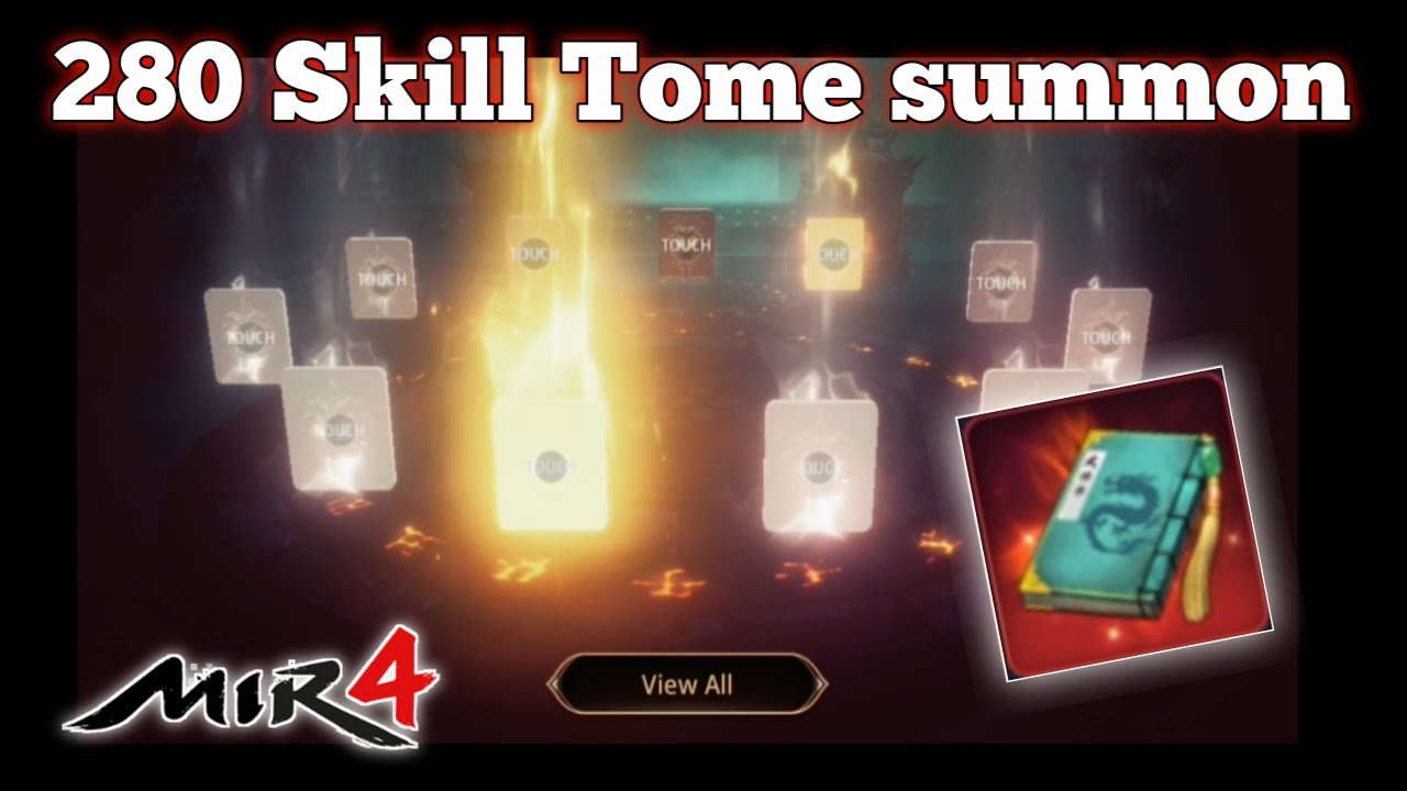 280 SKILL TOME SUMMON Mir4 (Epic Skill Tome)