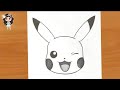 How to draw pikachu  beginners drawing tutorials step by step  easy drawings step by step