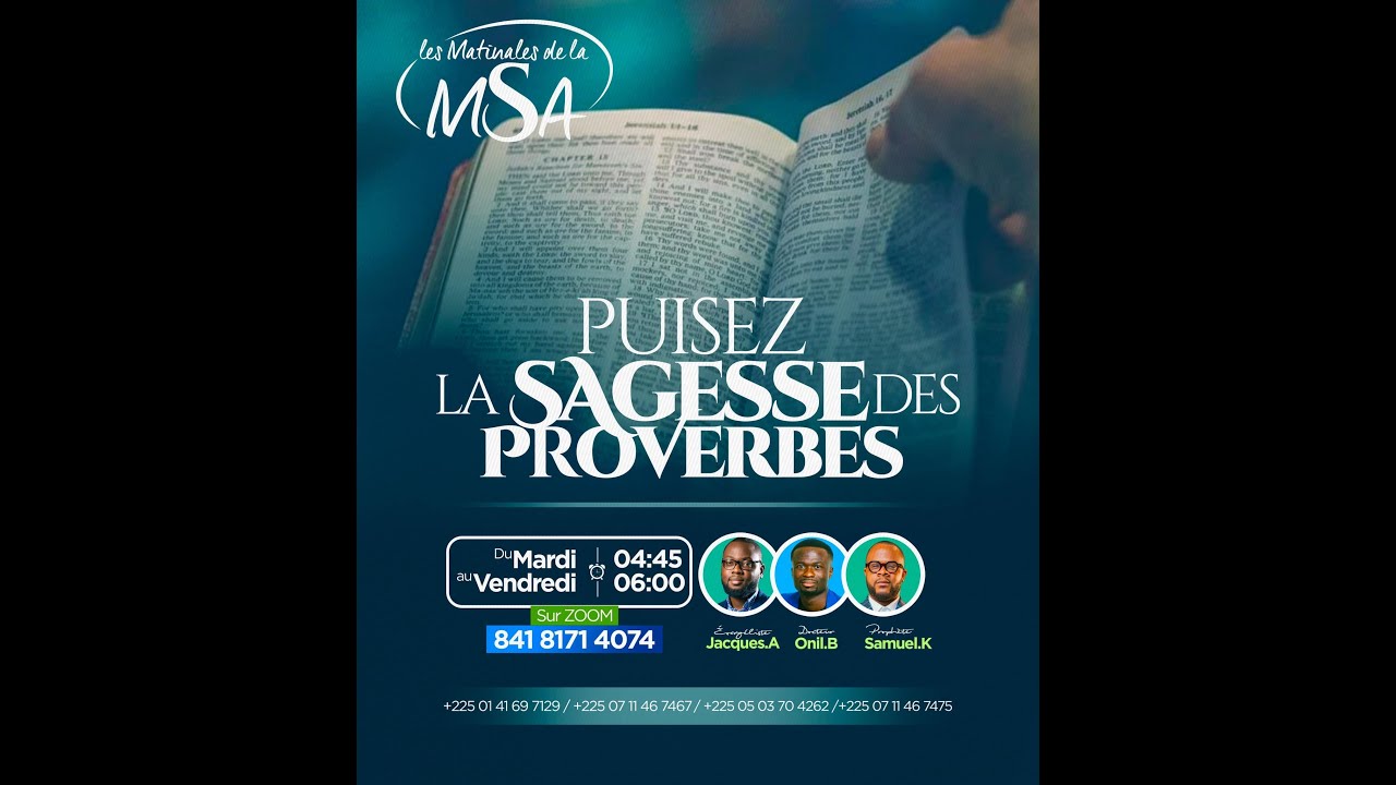 La Sagesse de la fourmi Evangeliste Jacques Amessan