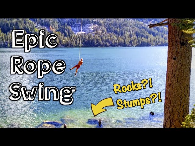 Epic Rope Swing At Echo Lake! (Attempt)