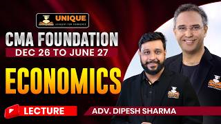 CMA Foundation | Economics | Money and Banking | L 4 | Dec 2026 & June 27 | Adv. DIPESH SHARMA