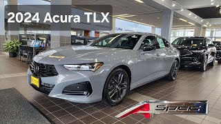 2024 Acura TLX ASpec | Urban Gray Pearl with Ebony interior