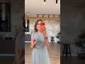 Kruvaze Yaka Tensel Haki Elbise