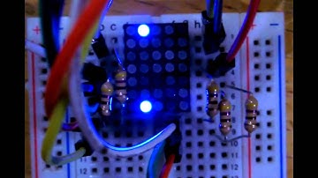 5x7 Dot Matrix LED Drive Test