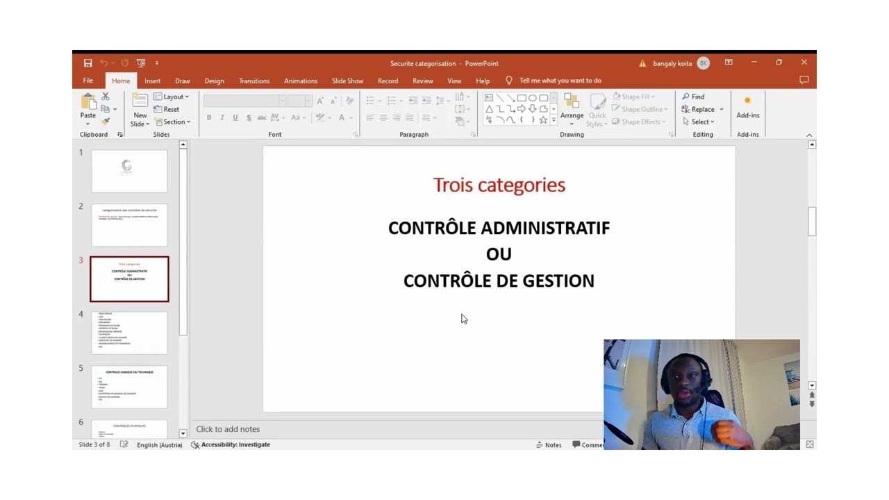 Cours de Cyber Securite: La categorisation de controle de securite (security categorization)