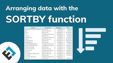 Excel SORTBY function - Rearranging a dataset by multiple columns or calculated values
