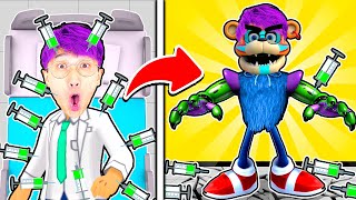 NOOB vs PRO vs HACKER In MONSTERS LAB!? (LANKYBOX TURNS INTO HUGGY WUGGY!?)