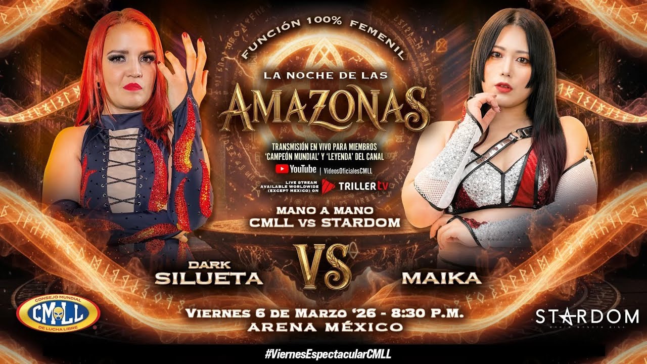 Dark Silueta vs Maika MANO a MANO/ARENA MÉXICO 