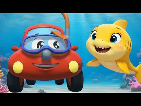 Baby Shark avec Petite Voiture Rouge en Français | Chanson enfants amusante