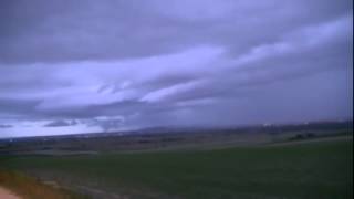 Looks like a tornado but it were scud clouds, Troyes, France, august 8, 2014