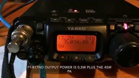 WSJT FT8 Qso PY2ZZ-W2NNN FT-817nd + Raspberry Pi3