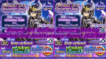 Sword Art Online Memory Defrag - Global 3rd Anniversary Scout [CZ/SK]