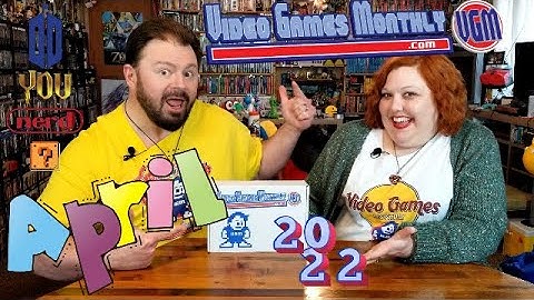 VGM -- Video Games Monthly -- April 2022 Unboxing -- Do You Nerd for Retro Games?