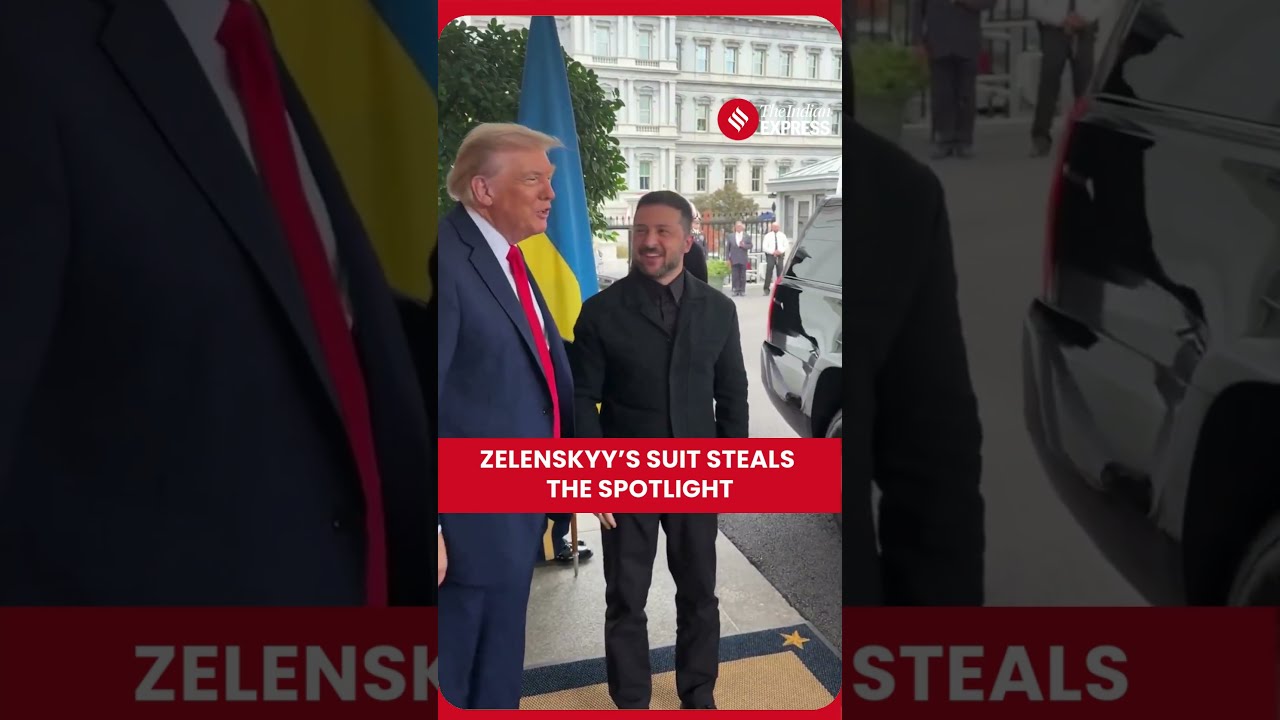 Trump Welcomes Zelenskyy At White House Jokes About His Suit I Can T Believe It Love 