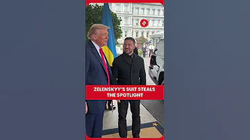 Trump Welcomes Zelenskyy At White House Jokes About His Suit I Can T Believe It I Love It 