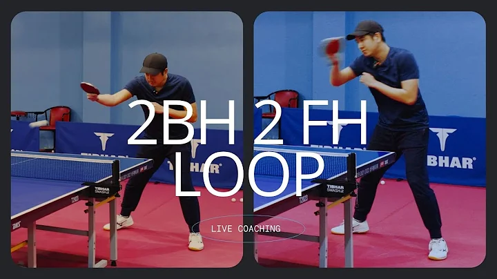 Table Tennis Drill: 2 Backhand + 2 Forehand Loop | Real Coaching & Technique Improvement