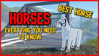 🐴Horses🐴 | Everything You Need To Know || Roblox The Wild West