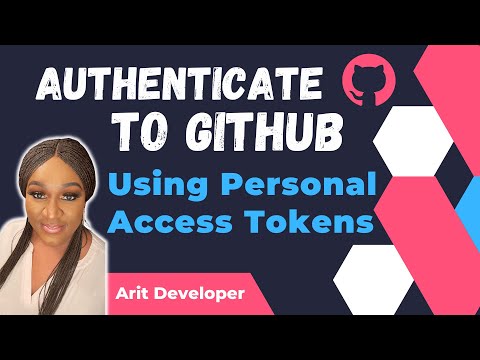 Authenticate to GitHub using Personal Access Tokens