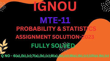 IGNOU  MTE-11 ASSIGNMENT SOLUTION 23-24| Fully solved| Q no-6(a),,,,,,,,10(b)|MATH SOLUTIONS for all