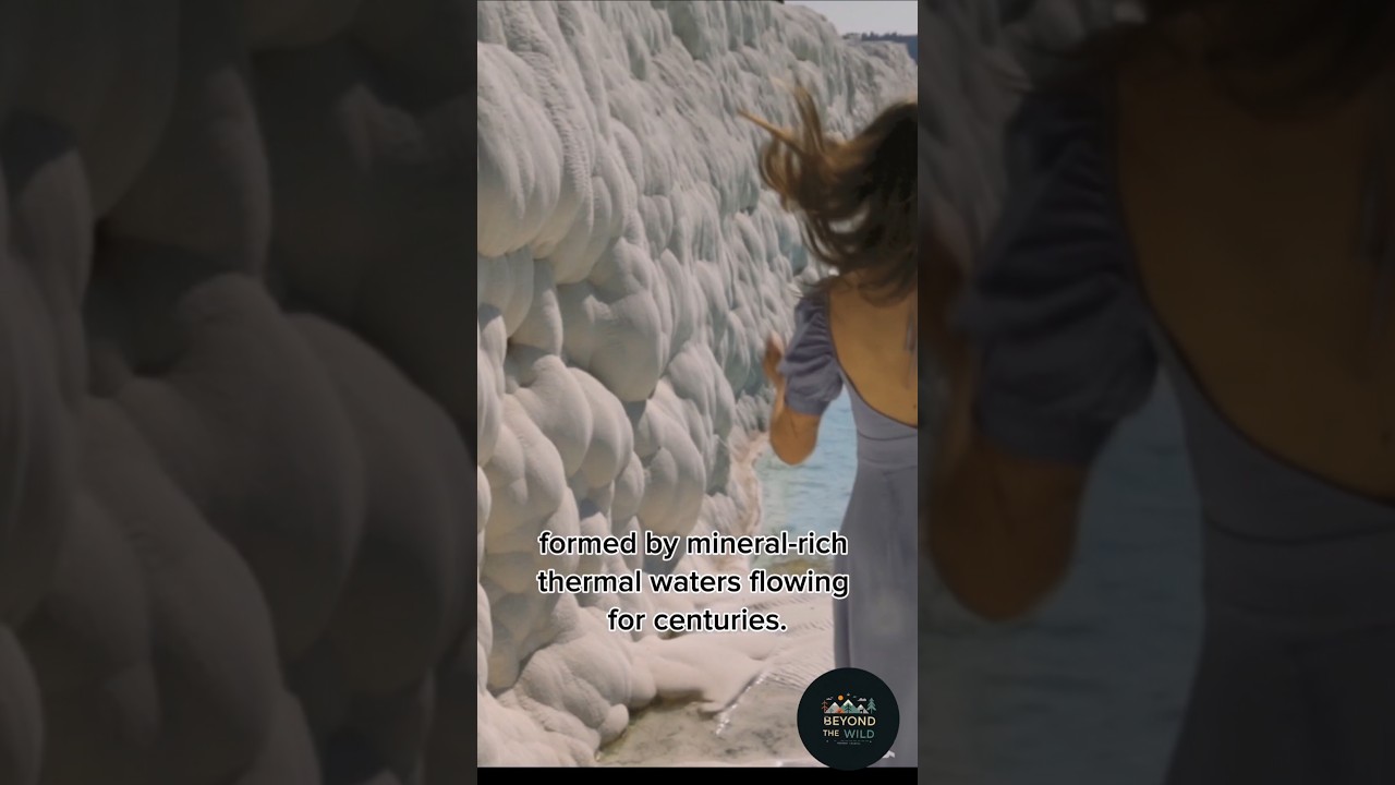 Pamukkale, Turkey a surreal paradise of white terraces and warm pools. 