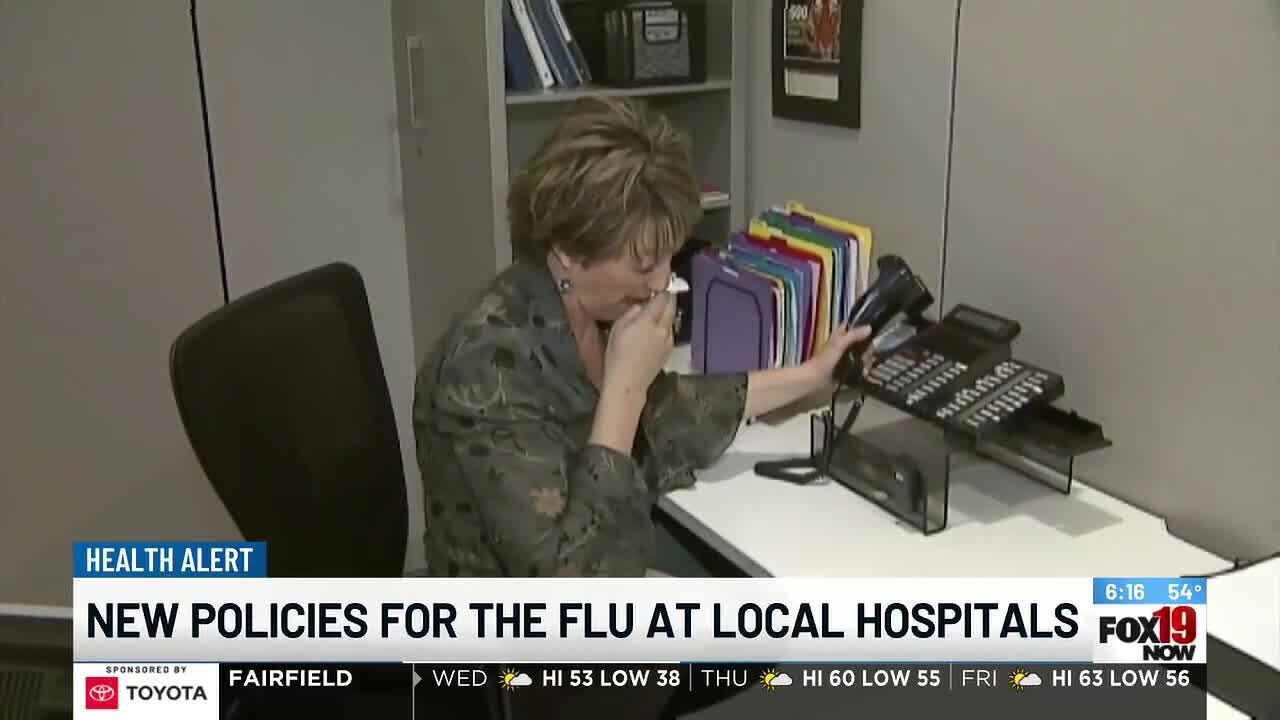 New policies for the flu at local hospitals