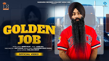 Golden Job (Official Video) | Inder Maan | Dashmesh Records | Latest Punjabi Songs 2025
