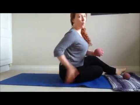 yoga tune up balls lower back