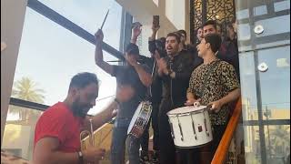 عزف وكولات مع الفرقة الشعبية البغدادية في بغداد