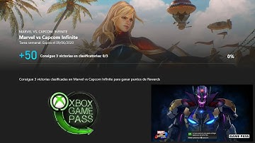Tarea Game Pass (Semanal) Consigue 3 victorias en clasificatorias - Marvel Vs CAPCOM Infinite