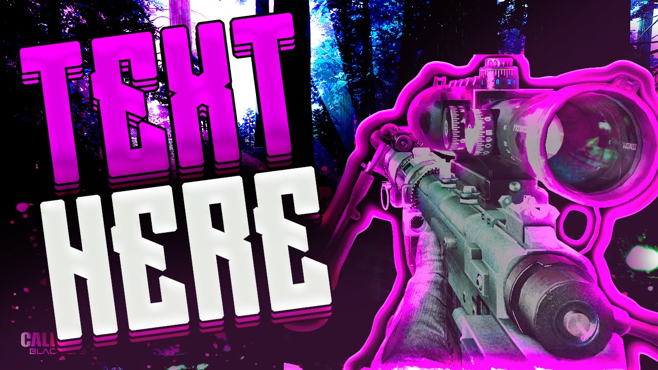 FREE CALL OF DUTY THUMBNAIL TEMPLATE - YouTube