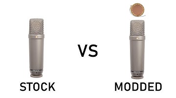 Rode NT1A vs Rode NT1A modded with LYRCRO ME-120 capsule - Comparison