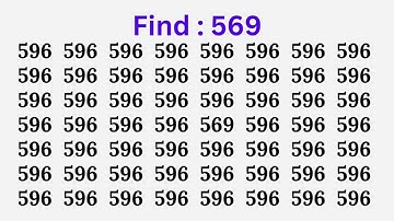 can you find 569 in 1 minute? #wordpuzzlegame #game #mathematics #mindbendingquiz #puzzle