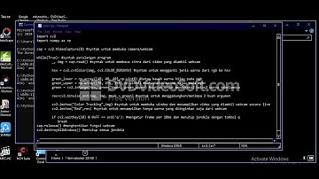 Demo deteksi warna openCv python (Dwiky cahyo p /18310730025) Teknik elektro Uniska