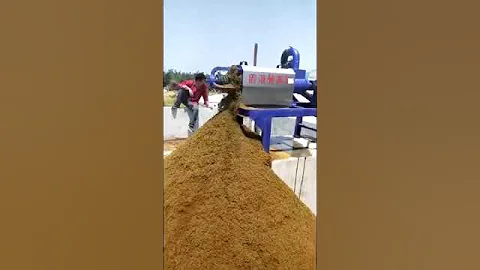 Manure dewatering machine/solid liquid separator