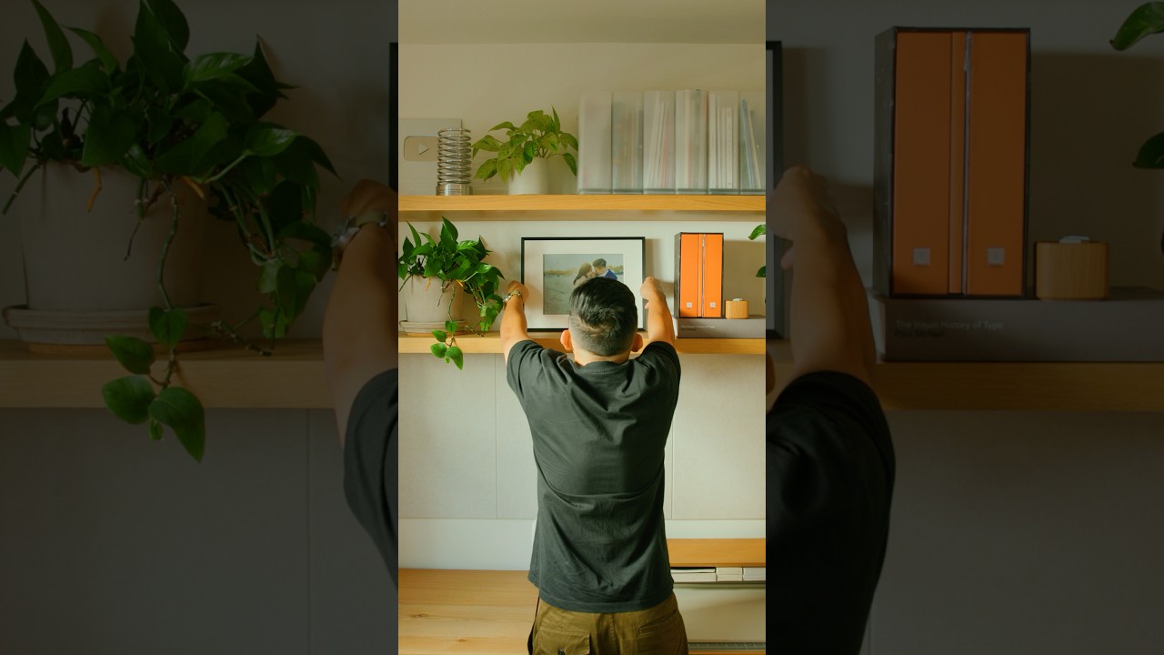 Decorating my New Home with the Bloomin8 E-Ink Canvas #ad #sponsored