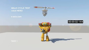 Robot Walk Cycle Test