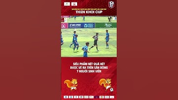 Siêu phẩm nét quá nét được vẽ ra trên sân bóng 7 người sinh viên SV7 #thienkhoicup #SV7