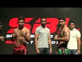 Weigh-In Faceoffs for Super boxing league 16july match | Haryana Warriors v/s OPM Punjab Sultans