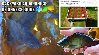 Rob's Backyard Aquaponics Online Guide for Beginners | Best Way to Learn Aquaponics 🐟🥦🥬🐟