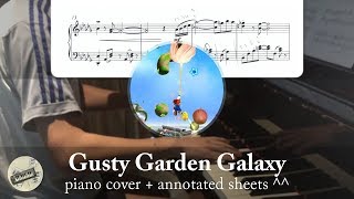 "Gusty Garden Galaxy" (from "Super Mario Galaxy") || Piano Cover + Sheets :)