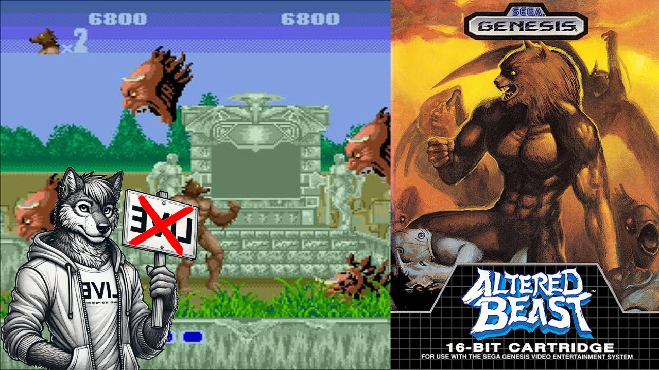 Altered Beast - jeu vidéo Megadrive • Emu Nova