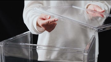 Sneakerview clear shoe box installation video