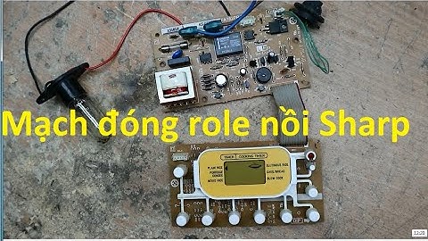 Nồi cơm Sharp không đóng Role