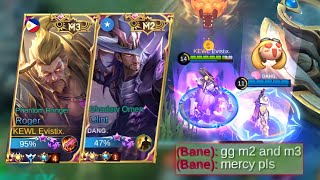 ROGER M3 AND CLINT M2 IN 1 TEAM | TOP 1 PHILIPPINES ROGER AND CLINT CONNECTION ?| MLBB