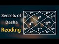 Secrets of  dasha reading technique  easy way to read dasha  prediction dasha mahadasha