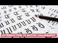 Introduction to gothic calligraphy  learn by eshiksa