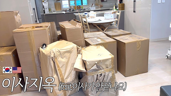 국제커플 이사지옥 VLOG 미국에서 짐 도착, 이사가 안끝나요...설거지하고 빨래개기 지옥, 한국에서 미국 마트 장보기 오랜만에 집밥, 오늘도 호두는 귀여워 [eng]