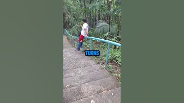 Locals Slide Down 2,000 Steps Like It’s Nothing